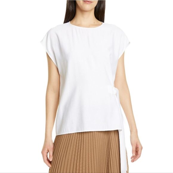 NWT Club Monaco Riella Asymmetric Twist Knot Top - Picture 1 of 8